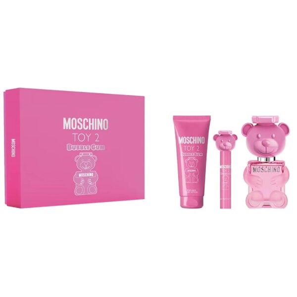 Moschino Toy 2 Bubble Gum 3 piece v2 Eau de Toilette for Women – 3 piece gift set - v2