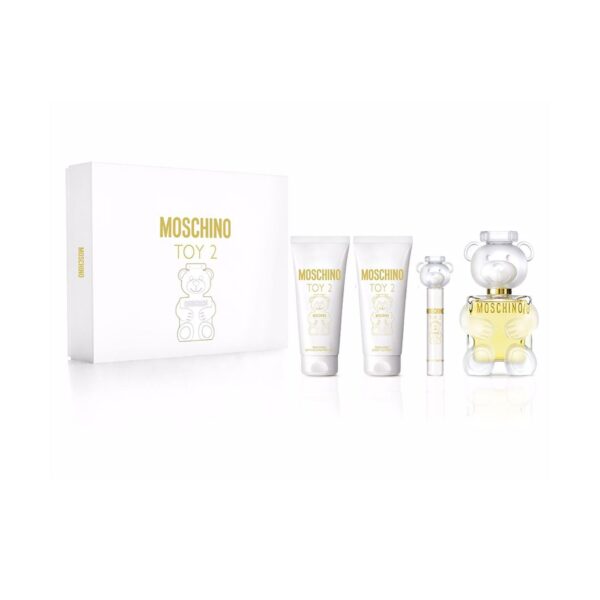 Moschino Toy 2 Eau de Parfum for Women, 4 Piece Gift Set