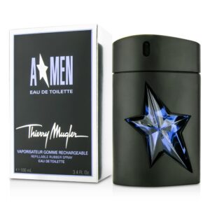 Mugler A*Men Gomme Rubber Flask Eau de Toilette for Men – 3.4 oz