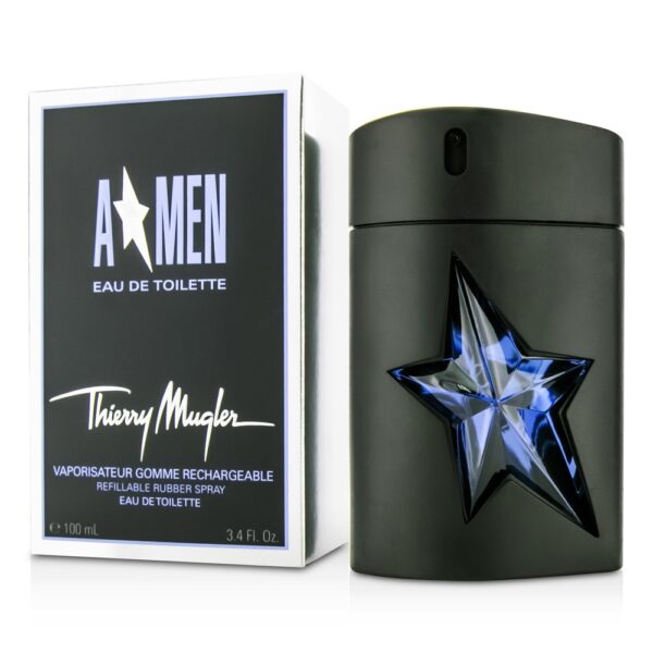 Mugler A*Men Gomme Rubber Flask Eau de Toilette for Men – 3.4 oz