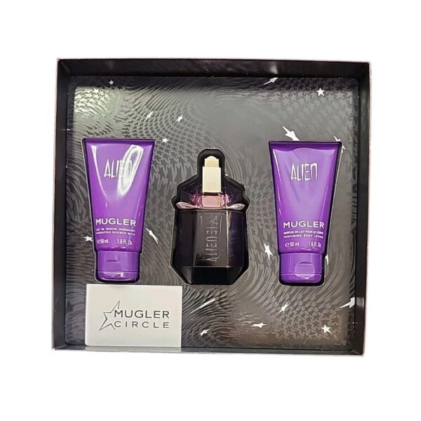 Mugler Alien 3 piece Eau de Parfum for Women – 3 piece gift set