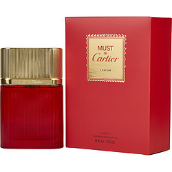Must De Cartier by Cartier PARFUM SPRAY 1.6 OZ for Women
