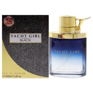 Myrurgia Yacht Girl Black Eau de Parfum for Women – 3.4 oz