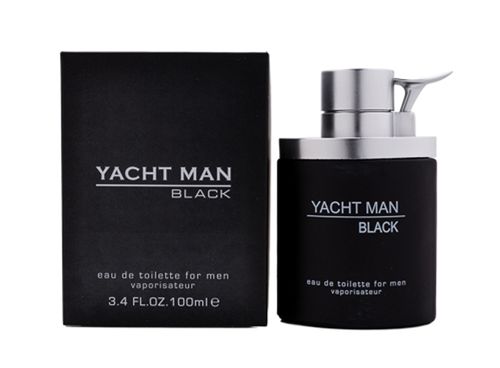 Myrurgia Yacht Man Black Eau de Toilette for Men – 3.4 oz