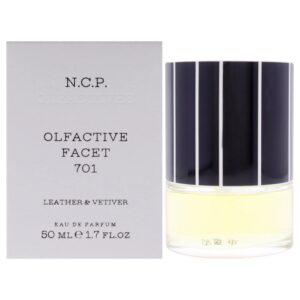 N.C.P. 701 Leather and Vetiver Eau de Parfum for Unisex – 1.7 oz