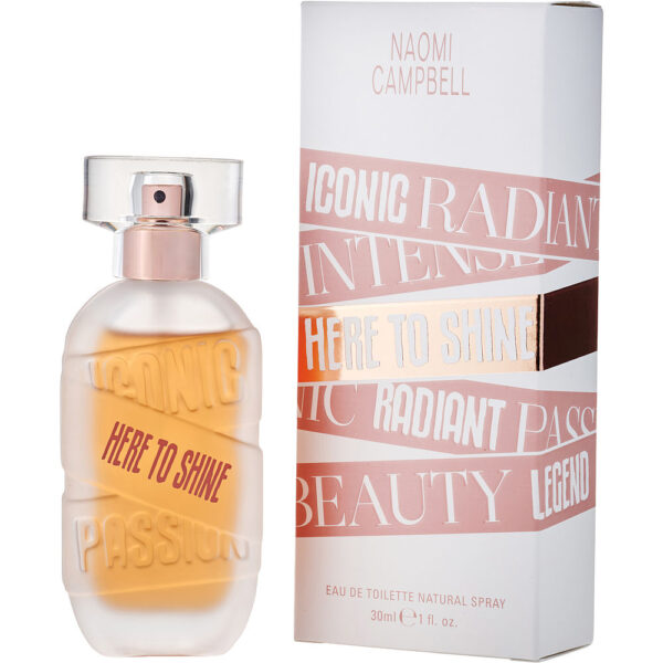 Naomi Campbell Here To Shine Eau de Toilette for Women – 1 oz