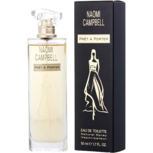 Naomi Campbell Pret A Porter Eau de Toilette for Women – 1.7 oz