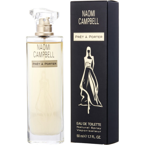 Naomi Campbell Pret A Porter Eau de Toilette for Women – 1.7 oz