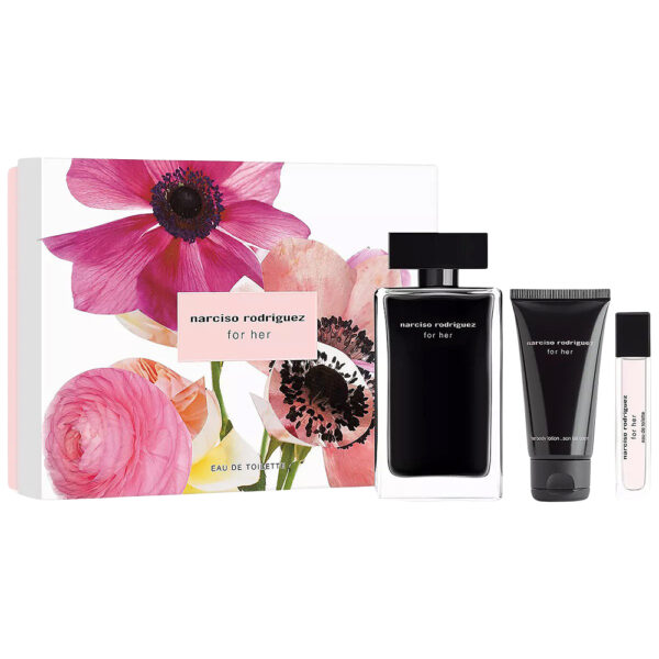 Narciso Rodriguez For Her Eau de Toilette Gift Set Eau de Toilette for Women – 3.3 oz