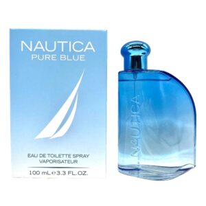 Nautica Pure Blue Eau de Toilette for Men – 3.3 oz
