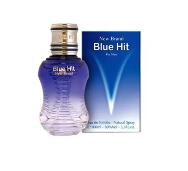 New Brand Blue Hit Eau de Toilette for Men – 3.3 oz