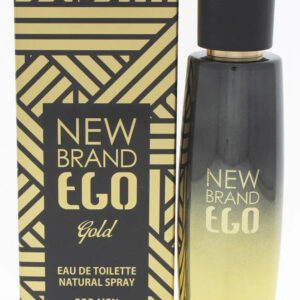New Brand Ego Gold Eau de Toilette for Men – 3.3 oz