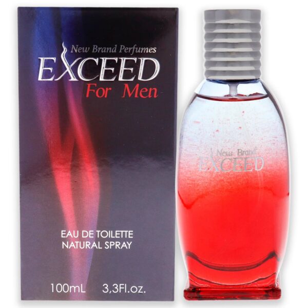 New Brand Exceed Frozen Eau de Toilette for Men – 3.3 oz