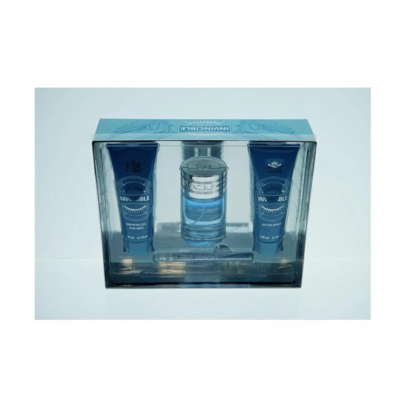 New Brand Invincible Eau de Toilette for Men, 4 Piece Gift Set