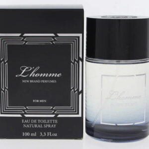 New Brand L'homme Eau de Toilette for Men – 3.3 oz