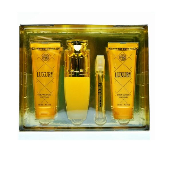 New Brand Luxury Eau de Parfum for Women, 4 Piece Gift Set