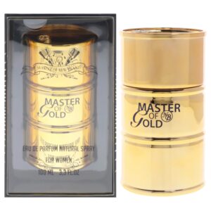 New Brand Master Gold Eau de Parfum for Women – 3.3 oz