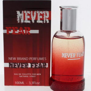 New Brand Never Fear Eau de Toilette for Men – 3.3 oz