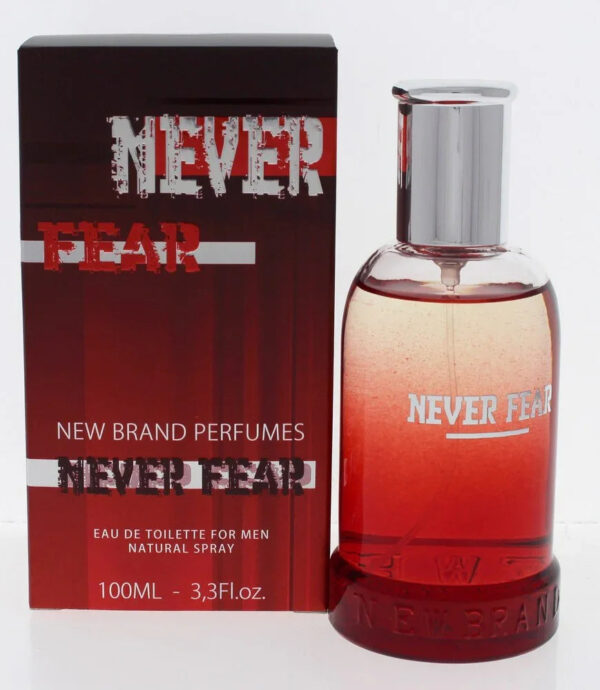 New Brand Never Fear Eau de Toilette for Men – 3.3 oz