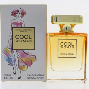 New Brand Prestige Cool Woman Eau de Parfum for Women – 3.3 oz