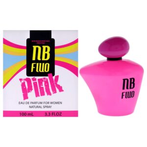 New Brand Prestige Fluo Pink Eau de Parfum for Women – 3.3 oz