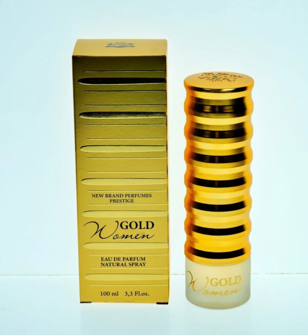 New Brand Prestige Gold Eau de Parfum for Women – 3.3 oz