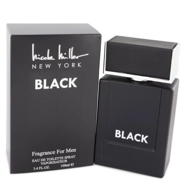 Nicole Miller Black Eau de Toilette for Men – 3.4 oz