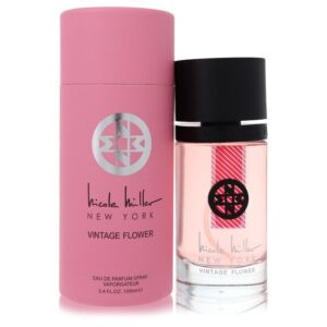 Nicole Miller Vintage Flower Eau de Parfum for Women – 3.4 oz