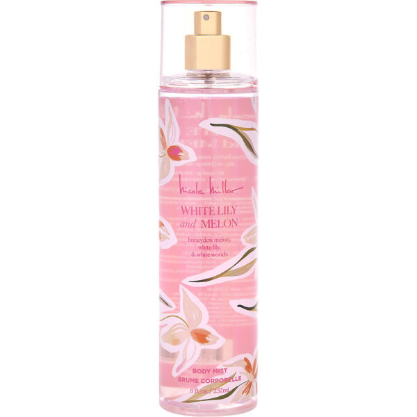Nicole Miller White Lily Melon Body Mist Spray 8 oz