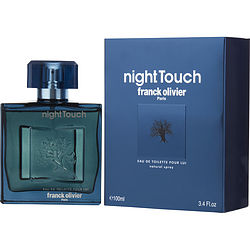 Night Touch by Franck Olivier EDT Spray for Men, 3.4 oz