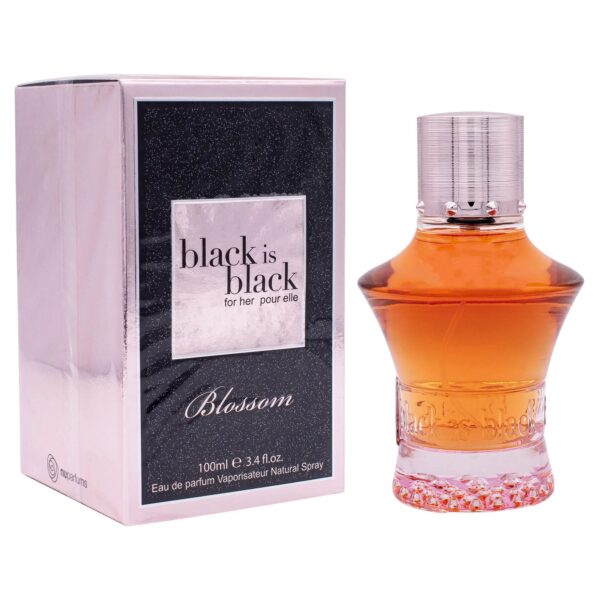 Nuparfums Black Is Black Blossom Eau de Parfum for Women – 3.4 oz