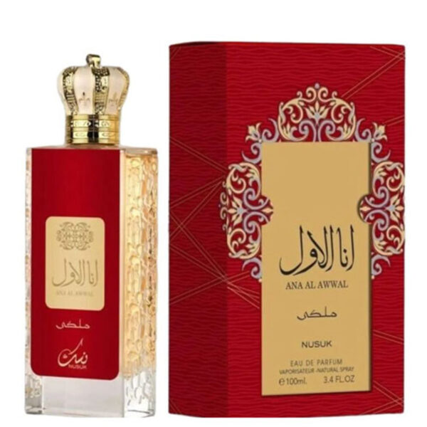 Nusuk Ana Al Awwal Red Eau de Parfum for Women – 3.4 oz