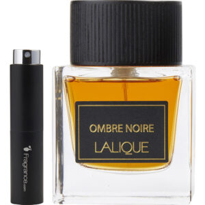Ombre Noire Lalique TRAVEL Eau de Parfum for Men – 0.27 oz