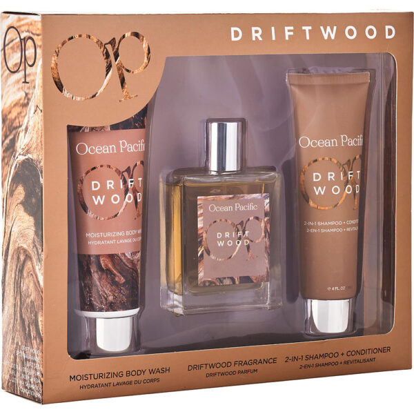 Op Driftwood by Ocean Pacific Men's Fragrance & Grooming Set