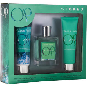 Op Stoked by Ocean Pacific Gift Set for Men | 3.4 oz EDP