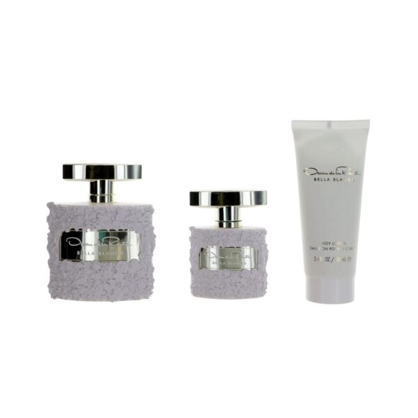 Oscar De La Renta Bella Blanca 3 piece v2 Eau de Parfum for Women – 3 piece gift set - v2