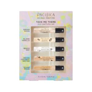 Pacifica Take Me There Parfum for Women – 5 piece discovery set