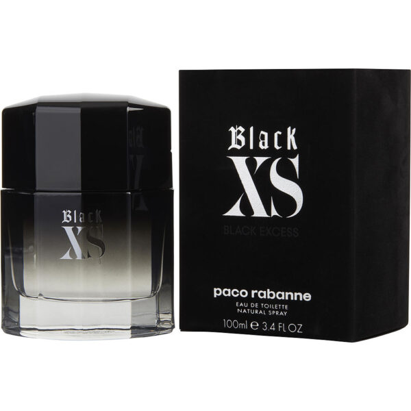 Paco Rabanne Black Xs Eau de Toilette for Men – 3.4 oz