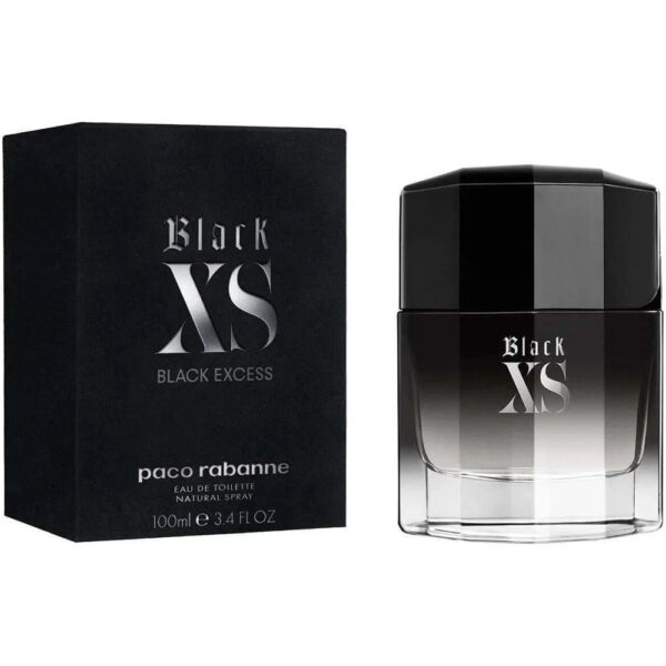 Paco Rabanne Black XS Eau de Toilette for Men – 3.4 oz