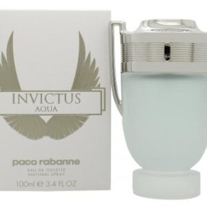 Paco Rabanne Rabanne Invictus Aqua Eau de Toilette for Men – 3.4 oz