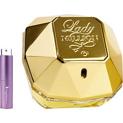 Paco Rabanne Lady Million EAU DE PARFUM SPRAY 0.27 OZ Travel Spray