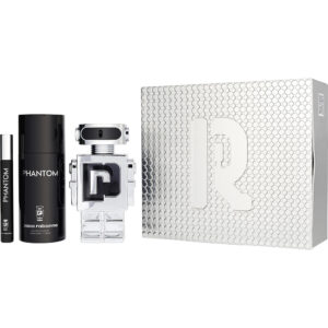 Paco Rabanne Phantom EDT 3.4 oz + Deodorant + Mini Spray Set