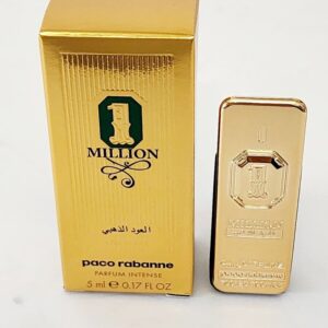 Paco Rabanne Rabanne 1 Million Golden Oud Intense Parfum for Men – 0.17 oz
