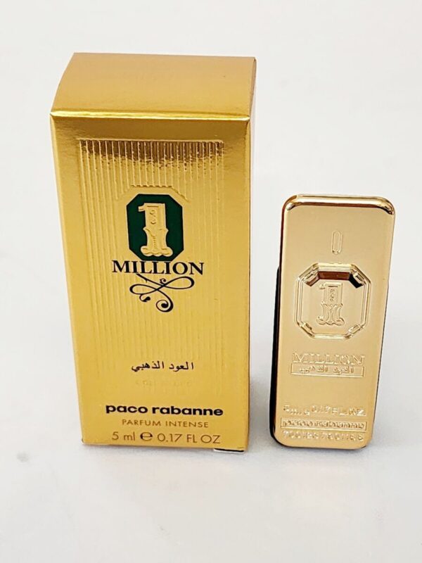 Paco Rabanne Rabanne 1 Million Golden Oud Intense Parfum for Men – 0.17 oz