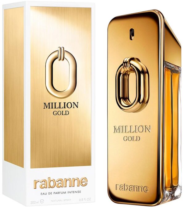 Paco Rabanne Rabanne Million Gold Intense Eau de Parfum for Men – 6.8 oz