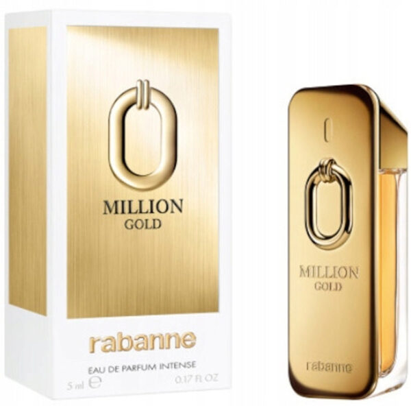 Paco Rabanne Rabanne Million Gold Intense Eau de Parfum for Men – 0.16 oz