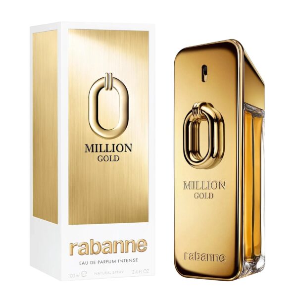 Paco Rabanne Rabanne Million Gold Intense Eau de Parfum for Men – 3.4 oz