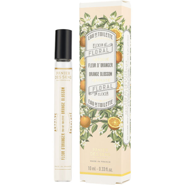 Panier Des Sens Orange Blossom ROLL ON Eau de Toilette for Unisex – 0.3 oz