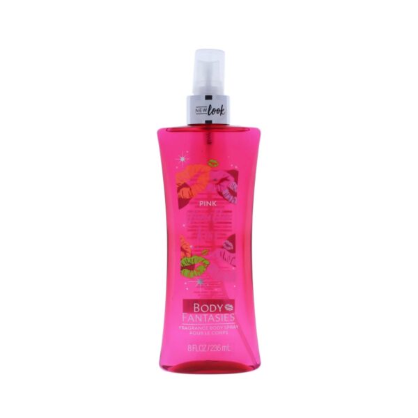Parfums De Coeur Body Fantasies Pink Vanilla Kiss Body Spray for Women – 8.0 oz