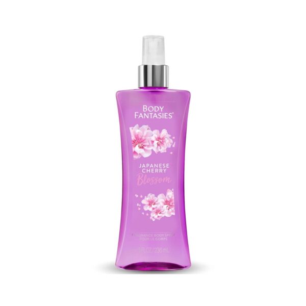 Parfums De Coeur Body Fantasies Japanese Cherry Blossom Body Spray for Women – 8.0 oz